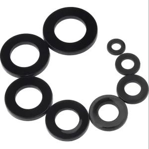 Customized Black Color Polyslider Graphite Nylon Flat Washer
