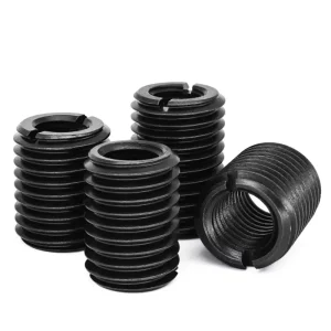 Customized Black Hardened High Strength Carbon Steel M4 M12 Thread Insert Nut Fully Threaded for Mining Applications