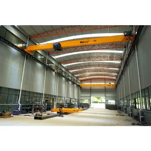 Customized Bridge Crane Eot Type Overhead Crane 5 Ton 10 Ton 3 Ton 8 Ton Single Beam Overhead Crane for Lifting Steel Billets