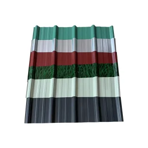 Customized Color Coated Roofing Panel 0.3galvanized Prepainted Steel Water Ripple Corrugate Roof Sheet for Building Construction