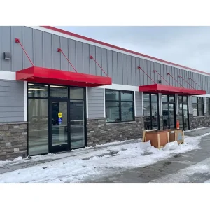 Customized Color and Size Canopy Aluminum Canopy with Water Drainer