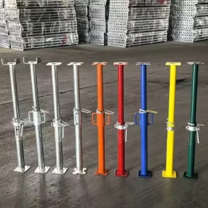 Customized Contemporary Galvanized Steel Scaffolding Support Columns Adjustable High-strength Building Components for Hotel Use