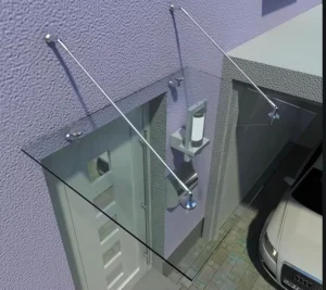 Customized Design Good Quality Stainless Steel Glass Canopy Fittings for Glass Canopy Glass Awning Door Canopy