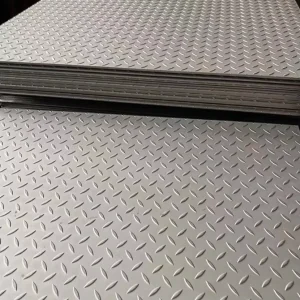 Customized Diamond Plate 3mm Hot Rolled Non-Slip Steel Plate Lentil Pattern Galvanized Embossed Stair Treads Grade 1000 Series