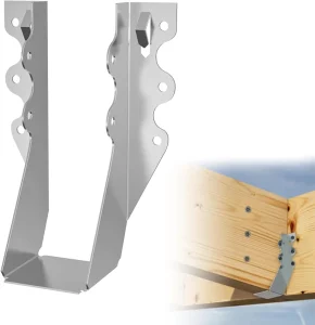 Customized Double Shear Face Mount Joist Hanger Hurricane Ties for Rafters Tie Brackets Great for Floor Deck and Ceiling Joists