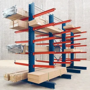 Customized Double side H Beam Steel Structure Cantilever Rack Arm Heavy Duty Racking Shelves Heavy Duty Warehouse Storage Rack