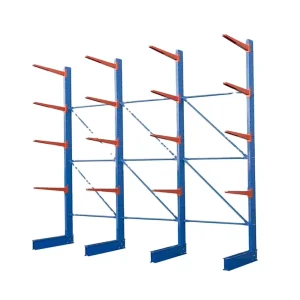 Customized Double side Welded Steel Powder Coated Heavy Duty Warehouse Cantilever Racking System for Rebar Storage