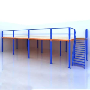 Customized Durable Heavy Load Wood Steel Mezzanine Floor Rack Storage Shelf Racking System ISO9001 CE Certified for Warehouse