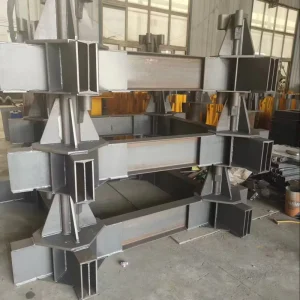 Customized Fabricated Steel Structure Component High Strength Welded Steel Frame Sections