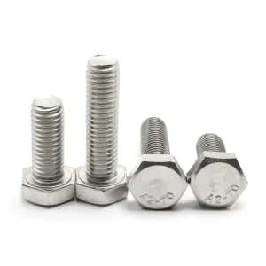 Customized Fasteners Stainless Steel 304 316 M6 M7 M8 M10 M12 M14 M18x1.25 DIN933 Hex Bolt Nuts Set Zinc Plated 80mm ISO Fast