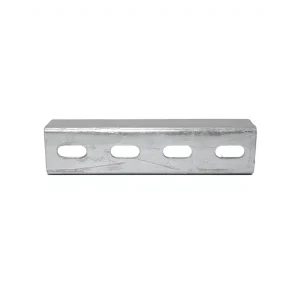 Customized Galvanised Carbon Steel U Channel Slotted Solar Bracket Easy Guide Rail