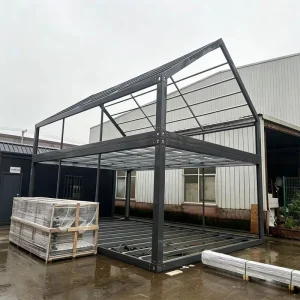 Customized Galvanized Reusable Waterproof Prefabricated Container Shelter Frames