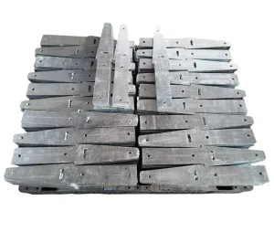 Customized Galvanized Steel Retaining Wall Posts with Arrow Fence Brackets