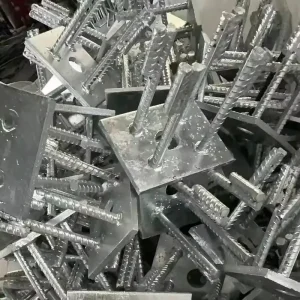 Customized Galvanized Welded Steel Parts Reinforced Precast Concrete Embedded Plates OEM Q235B Q345 Grade