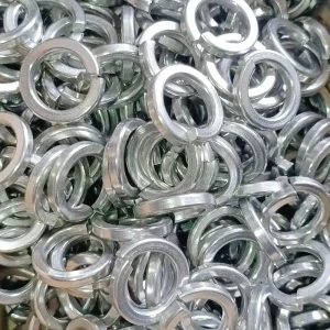 Customized Grade 8.8 Spring Steel Spring Washer Zinc Plated Spring Gasket for Structural Steel Building Projects