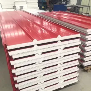 Customized Heat Insulation Waterproof EPS Sandwich Panel Roof Panel with Insulated EPS Metal Panel Sandwich for Building Roofing