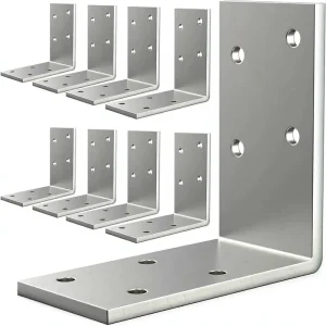 Customized Heavy Duty Galvanized L Brackets 90 Degree Angle Metal Brackets