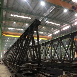 Customized Heavy Steel Truss Girder for Bridge ISO EN ASTM Certified Welded Cut & Bended Structural Steel Structures