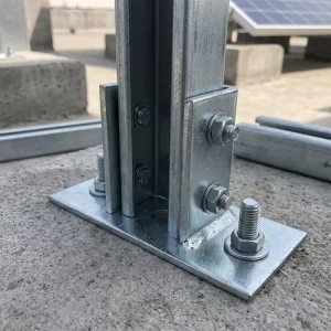 Customized Hot Dipped Galvanized Steel Metal Seismic Bracket