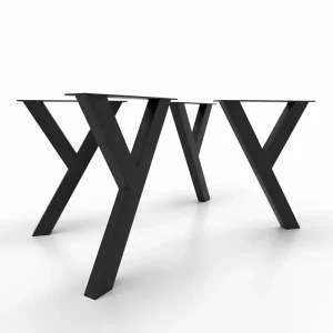 Customized Industrial Antique Vintage Metal Y Table Legs, Iron Trestle Base for Dining Tables and Restaurants