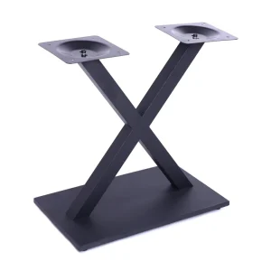Customized Industrial Vintage Wood Table Base Iron Metal Dining Trestle Restaurant