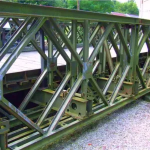 Customized Large Span Modular Bailey Panel Truss Heavy Steel Structure Bridge for Sea River Crossing Welding Included