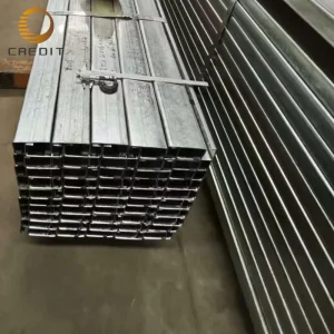 Customized Length ASTM Certified C Channel Steel Purlin Galvanized Structural Profile For Warehouse
