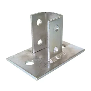 Customized Metal Steel Square Post Base Plate China-Made C Channel Accessories for Metal Building Materials
