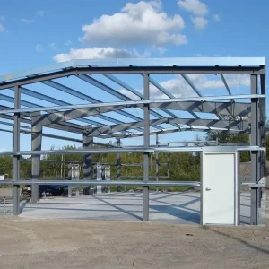 Customized Modern Prefabricated Steel Structure Truss Roof Building Commercial Use for Workshop and Warehouse