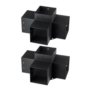 Customized OEM Heavy Duty Black Powder Coating Carbon Steel Stainless Steel Pergola Bracket
