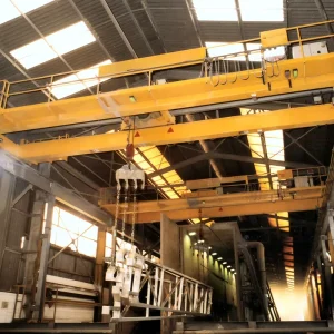 Customized Outdoor Mobile Double Beam Overhead Crane 50T with Trolley