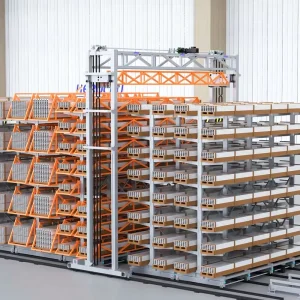 Customized Pipe Storage Rack Automatic Storage System Industrial Gantry Type Profile Steel Warehouse Equipment