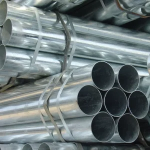 Customized Pre-Galvanized Round Steel Tube ASTM A53 ERW GI Tube for Greenhouse Fence and Agricultural Projects