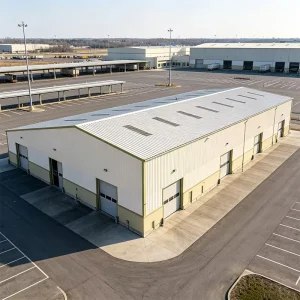 Customized Prefabricated Light Steel Structure Modern Warehouse Workshop Metal Building with 5 Year Warranty