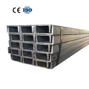 Customized Q235B Steel Channel U/C Shaped Profile for Office Building Durable Carbon Steel Available for Sale