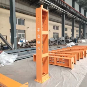 Customized Road Warning Sentinel Pillar Shell Industrial Grade Steel Sheet Metal Housing And Powder Coating