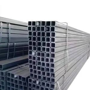 Customized Size Square Steel Pipe ASTM A554 60×60 20×40 Galvanized Black Square Pipe Iron Rectangular Tube Rectangular Pipe