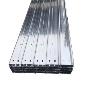 Customized Size Stainless Steel 41*41*2 Channel C Purlin Profile for Steel Structure Building