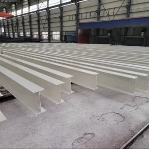 Customized Sizes Painted Galvanized Steel Columns & Beams with Baking Varnish for Warehouse & Workshop Use