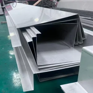 Customized Stainless Steel 304 U Shaped Groove Rain Gutter for Roofing Decoration High Tenacity Factory Stock Bent Processed