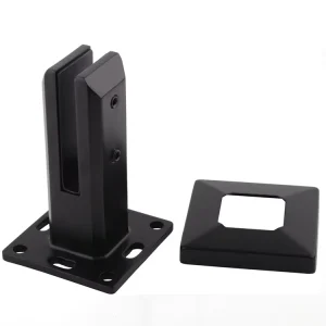 Customized Stainless Steel Clamp Glass Spigot for Outdoor Decking Handrail