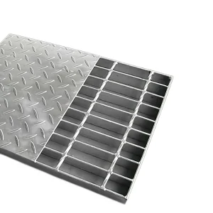 Customized Stainless Steel Hot Dip Galvanized Outdoor Platform Walkway Foot Bridge Decking Compound Steel Grating