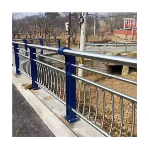 Customized Stainless Steel Traffic Barrier Landscape Safety Guardrail for Bridge and River Safe Isolation
