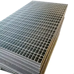 Customized Stair Treads Steel Grating for Floor of 30×3 Galvanized Steel Grating Canal Cover Walkway