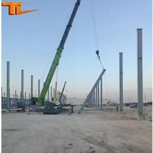 Customized Steel Building Steel Structure Warehouse Steel Column and Beam