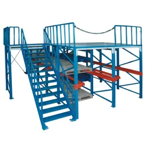 Customized Steel Heavy Duty Corrosion Protected Eco Friendly ESD Protection Racking Supported Mezzanine Floor Rack for
