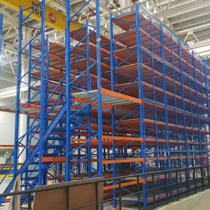 Customized Steel Multi level Heavy Duty Corrosion Protected Adjustable Eco Friendly Powder Coated Mezzanine Floor Rack