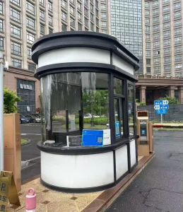 Customized Steel Sentry Box Waterproof Outdoor Security Guard Booth Prefabricated Prefab Guard Container House Kiosks