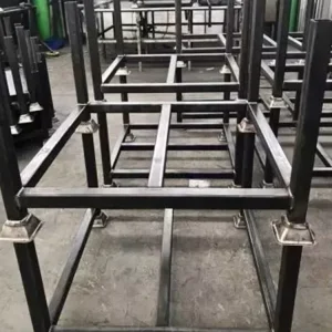 Customized Storage Zinc Galvanized Steel Metal Stacking Scaffold Stillages Scaffolding Rack Storage Stillages
