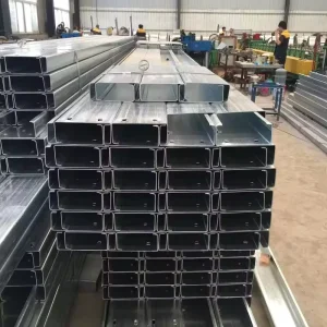 Customized Structural C Purlin Steel Girts for Factory Roof Systems and Wall Framing